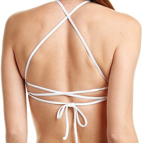 LSpace Women's Kaleidoscope Dreams Nikki Top    White Bikini Top NWT - Picture 3 of 5